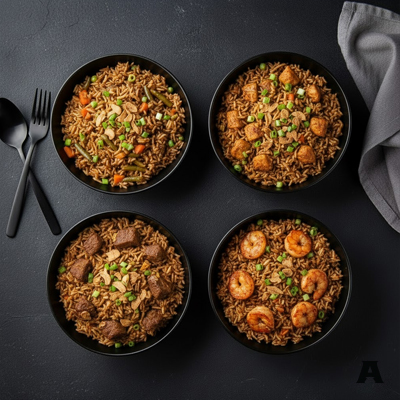 BROWN GARLIC FRIED RICE