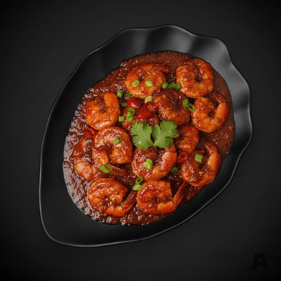 PRAWN SCHEZWAN (DRY / GRAVY)